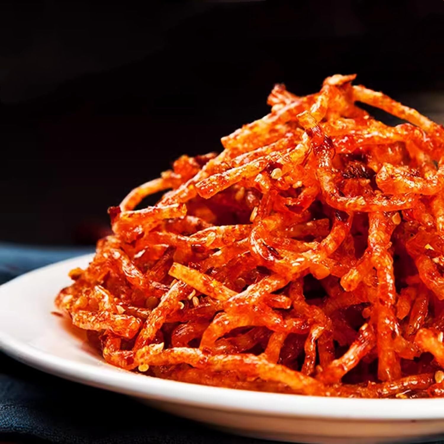 Spicy Strips - Spicy Gluten Latiao, Chinese Special Snack Food 78g (Pack of 2)