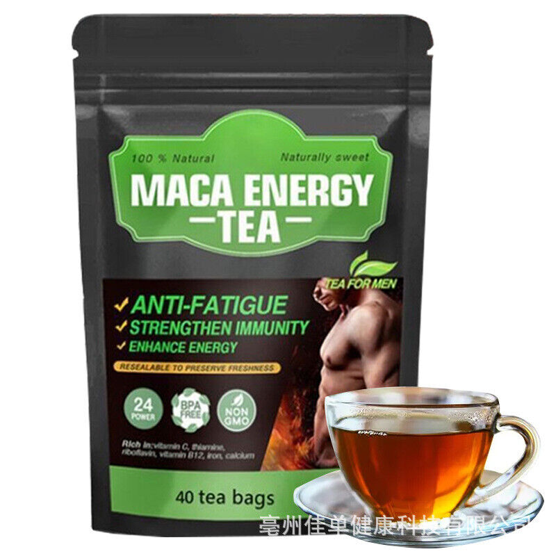 Refreshing and Healthy Latest Natural Maca Energy Man Tea 40 Tea Bags Main image