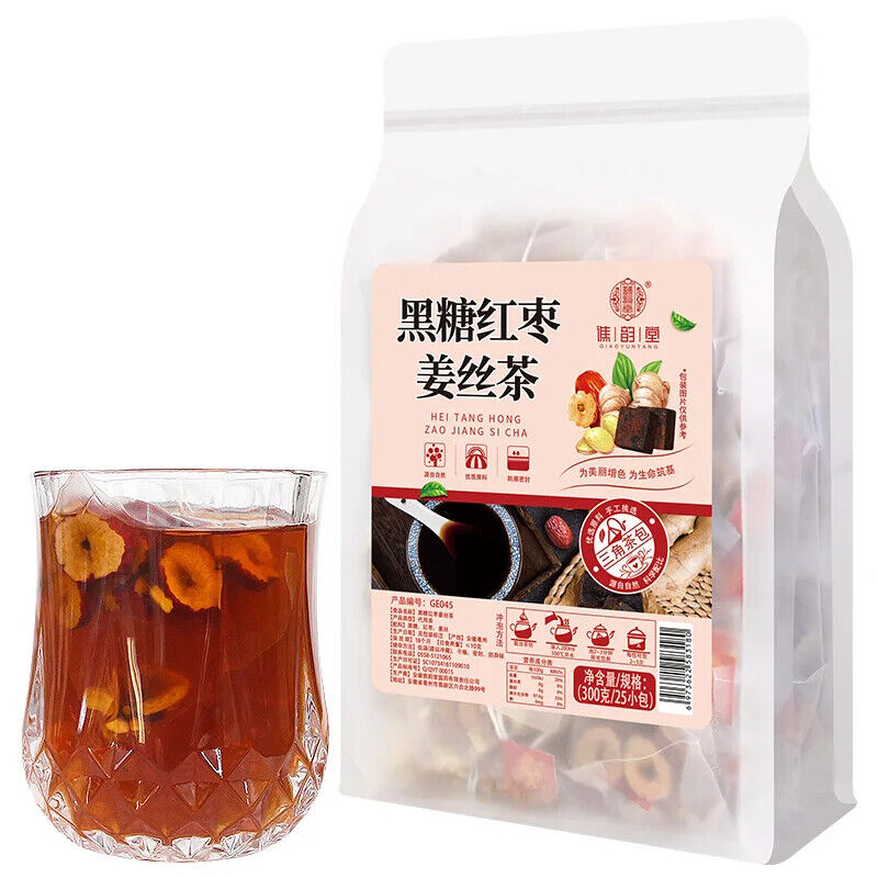 Black Sugar Red Date Ginger Silk Tea Herbal Tea 300g Main image