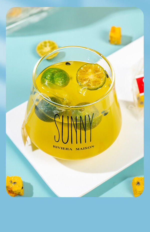 Kumquat lemon passion fruit summer cold brewed fruit tea clear fire health tea
