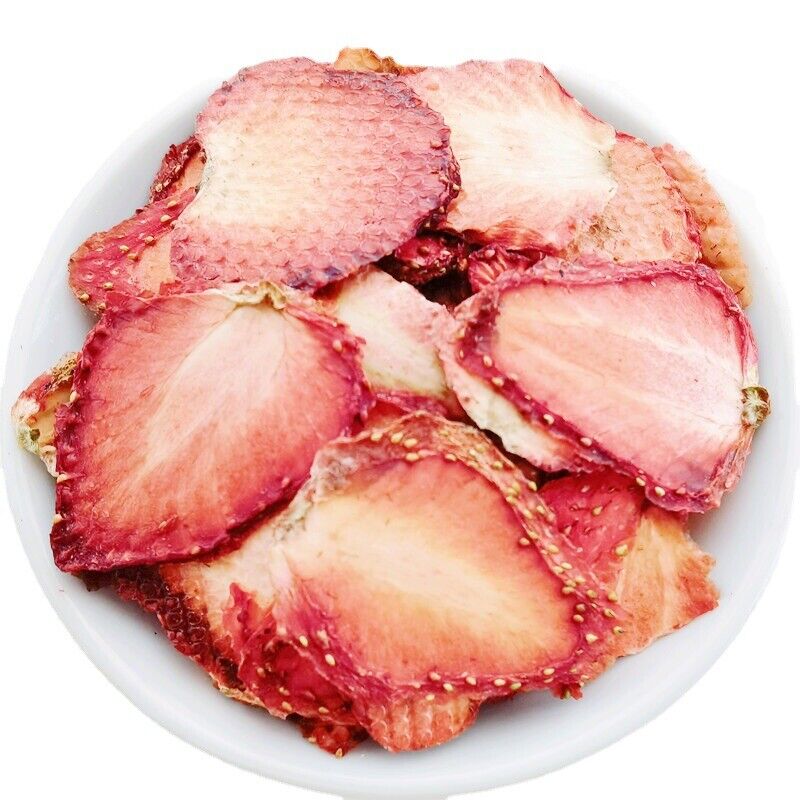 Strawberry slices Dried freeze-dried strawberries fancy fruit tea 17.6oz