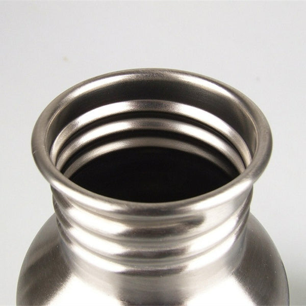 Water Bottles Stainless Steel Kettle Sports Outdoor Travel Portable Drinkware
