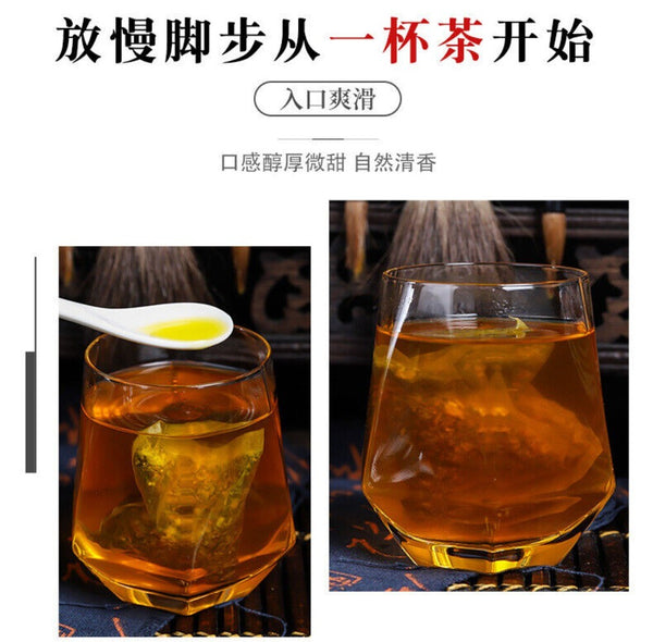 Three Cleansing Herbal Tea Mulberry Mint Dandelion Senna Detox Tea Bags