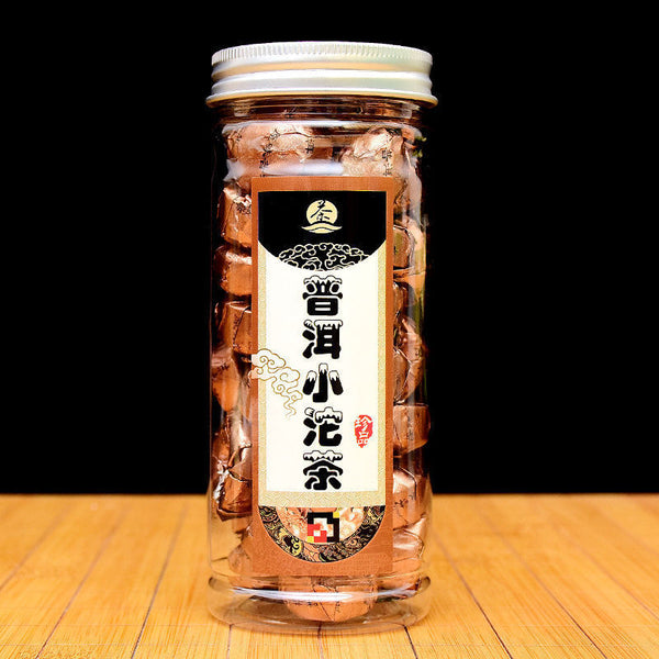 Pu'er Ripe Tea Mini Tuocha Glutinous Rice Flavor Yunnan Menghai Tangerine Peel