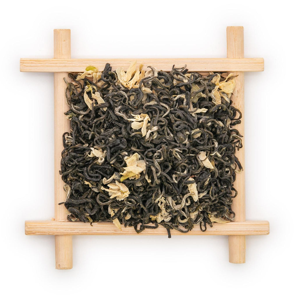 Yuqian 2nd Grade, Chinese Bitan Piaoxue Jamine Green Tea 100g