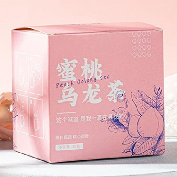 Pfirsich Oolong Tee 50g/1.8oz Weißer Pfirsich Früchteteebeutel Mit Fruchtigem