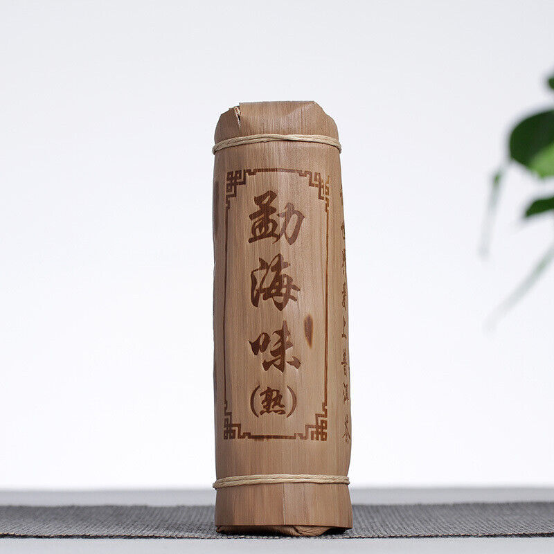 200g Yunnan Pu'er Tea Menghai Flavor Xiao Longzhu Mini Bamboo Tube Ripe Tea