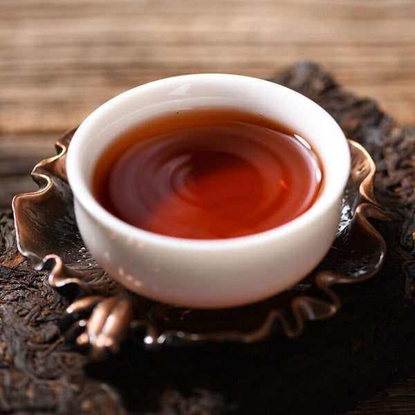 Yunnan Pu'er Ripe Tea Brick 250g Pu'er Ripe Tea Healthy Drink