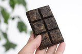 50g Yunnan Pu'er Tea Lao Banzhang Golden Leaf Raw Brick Raw Tea Aged Pu'er Tea