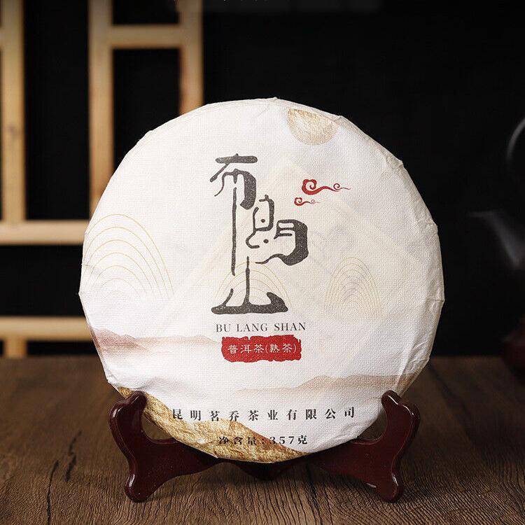 357g Brown Mountain Ancient Tea Tree Pu-erh Cake Premium Yunnan Ripe Puerh Tea Secondary image