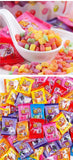 Various flavors to choose from sour gummies, a must-have snack for leisure time