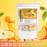 Fruit Tea Blend with Freeze-Dried Fruits Kumquat Snow Pear Hot Orange Tea