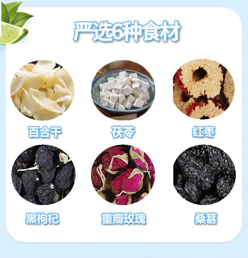 Fruit tea beautiful VC white lemon prickly pear good night tea health tea bag
