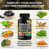 Energy & Vitality Boost 60 Capsules Pure Shilajt Capsules Natural