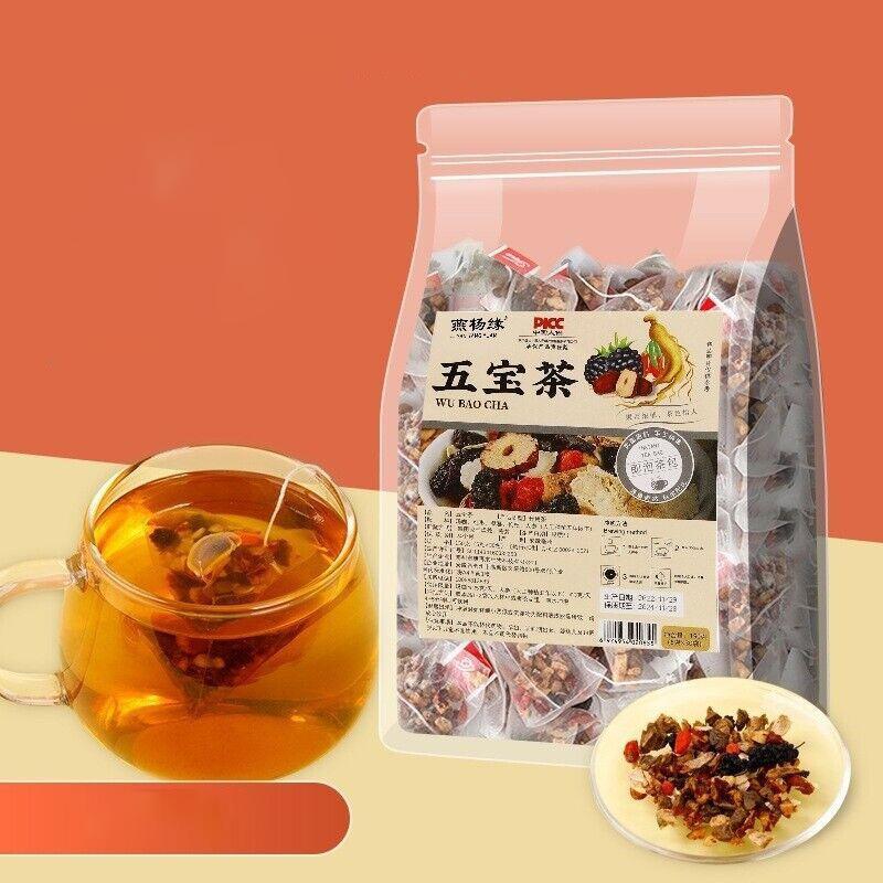 30 Triangle Bags Ginseng Five Treasures Tea Men's Tea with Red Dates & Wolfberry Main image