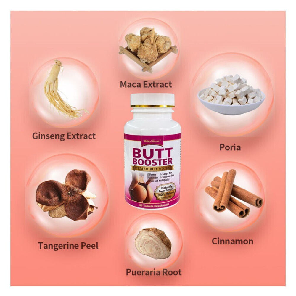 Booty Enlarger Pills Butt Lift Glutes Hips