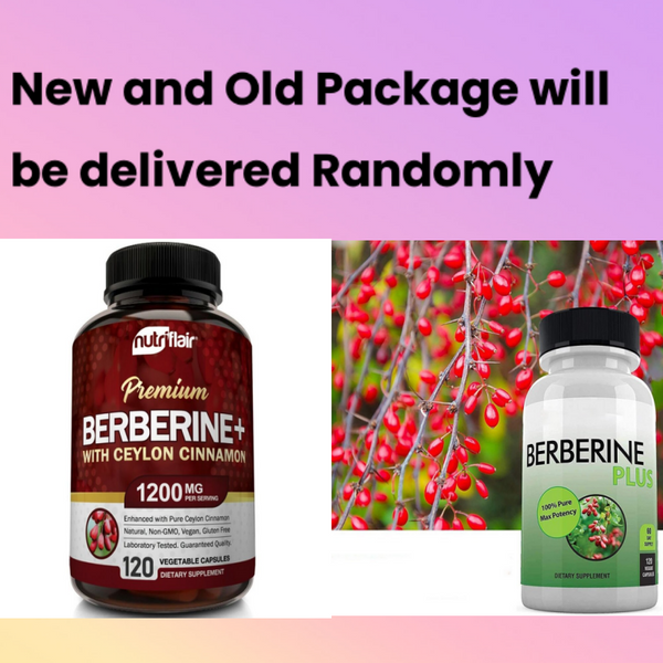 Premium Berberine HCL 1200mg with Organic Ceylon Cinnamon - 120 Capsules