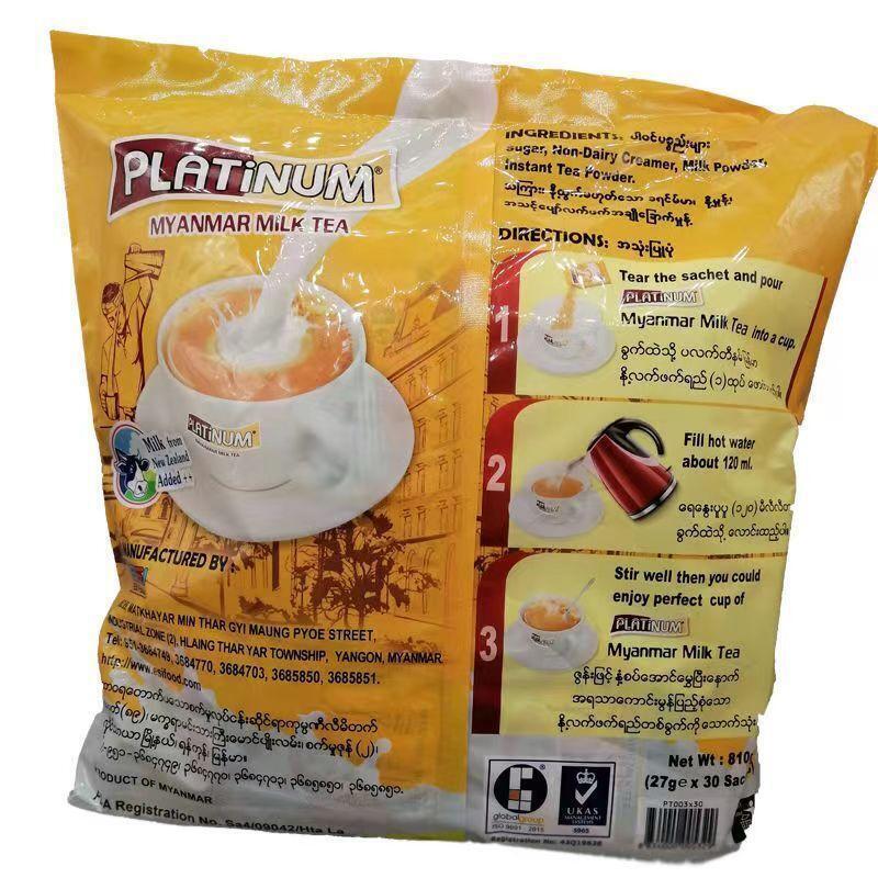 (30 Packets)/bag Original  Powder Instant Milk Tea Platinum Brand Milk Tea