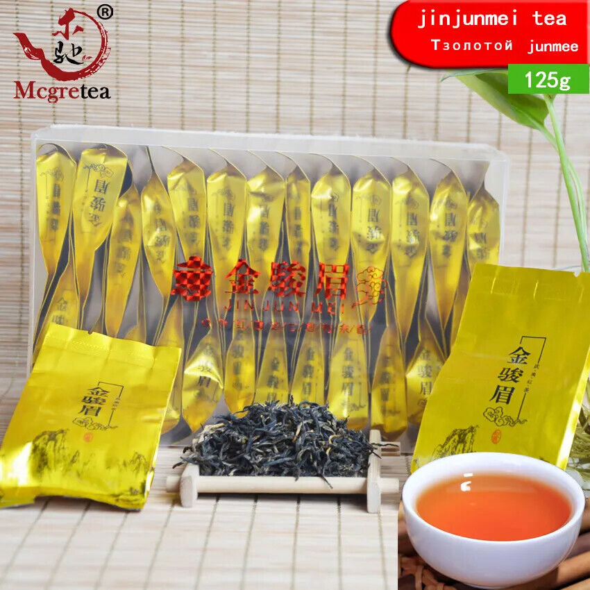 New Black Tea Wuyishan gold Junmei longan incense good tea jinjunmei 25bags 125g Main image