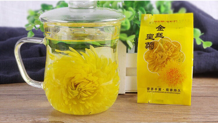 Yellow Chrysanthemum Tea Big Flower Scented Tea Natural Herbal Health Tea