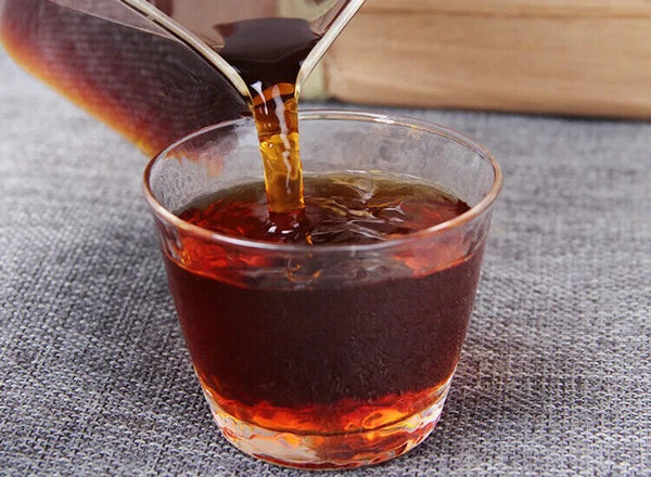 Pu'er Ancient Tree Camphor Fragrance Pu'er Tea Brick 500g Ripe Tea Yunnan Tea