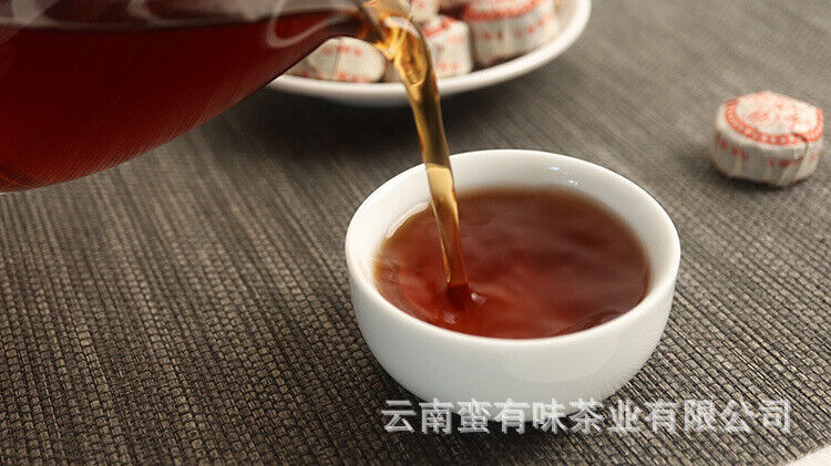 500g Yunnan Pu'er tea leaves mini small tuocha Gnocyte red cotton tuo Gnocyte
