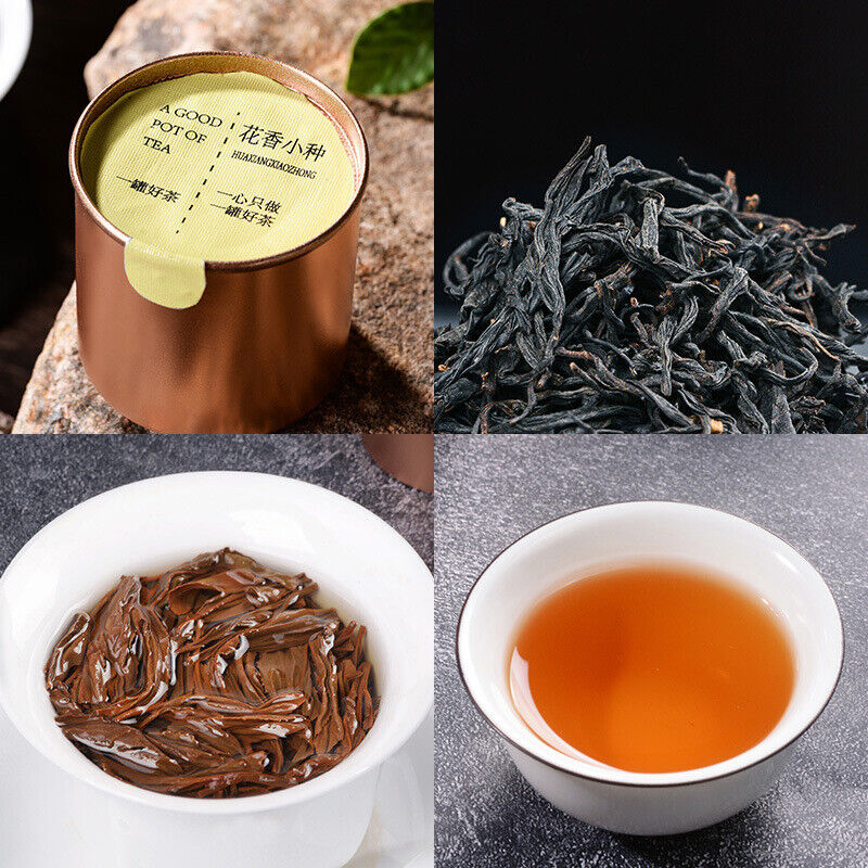 Huaxiang Xiaozhong Black Tea Flower Fragrant Small Seed Organic Tea 50g/10tin Main image