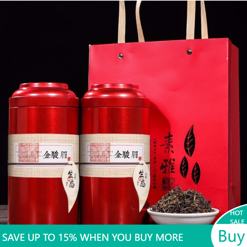 Golden Eyebrow Organic Wuyi Black Tea NewJin Jun Mei Jinjunmei 500g Main image