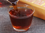 500g Yunnan Pu'er Palace Golden Brick Pu'er Tea Ripe Tea with Jujube Fragrance