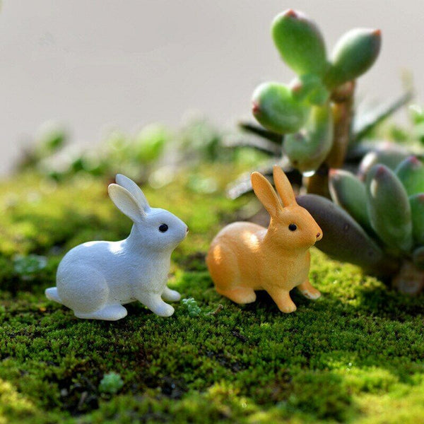 Moss Micro Landscape Deco Garden Mini 3pcs Rabbit Bottle Decoration Supplies