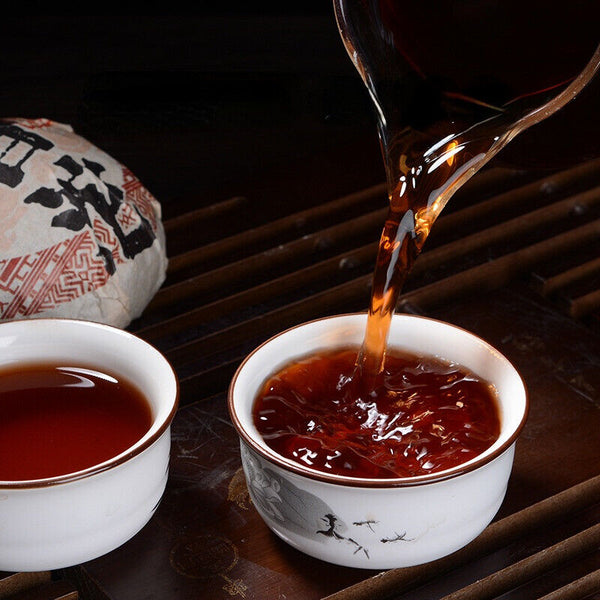 Fragrant Tuocha Premium Cooked Pu'er Black Tea 500g Bamboo Shell Pu-Erh