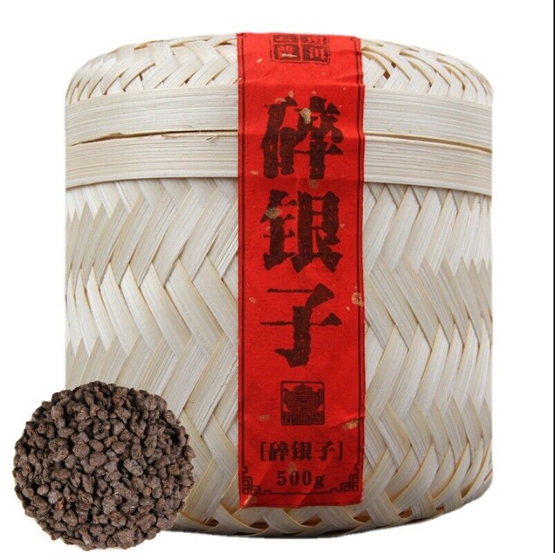 Yunnan Pu'er Tea Pu'er Ripe Tea Crushed Silver Old Tea Head Craft Tea 500g/1.1lb