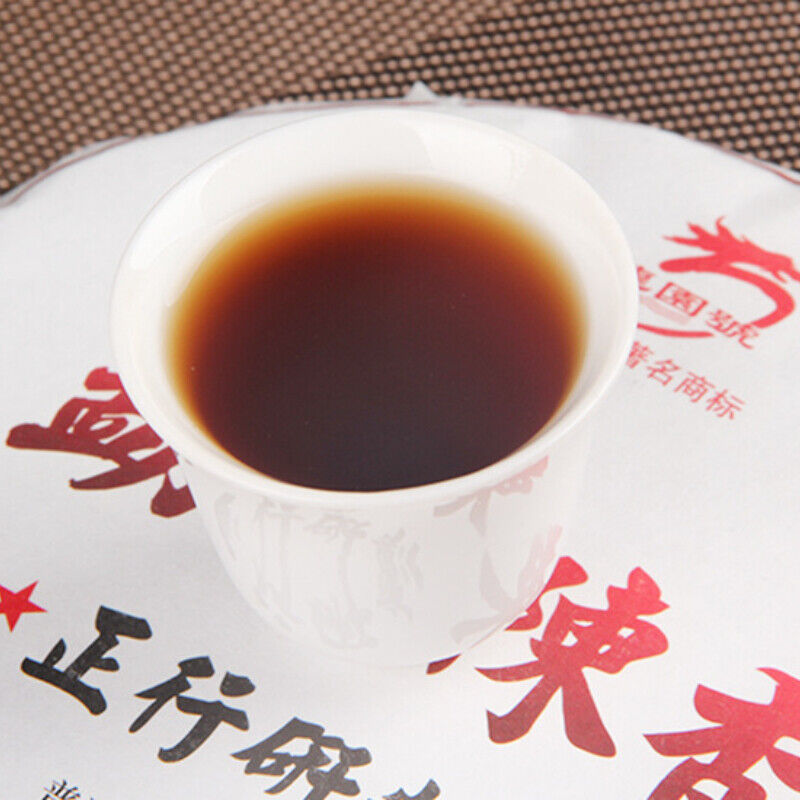 380g Organic Cooked Tea Top Menghai Big Tree Pu'er Tea Slimming Black Tea 勐海陈香