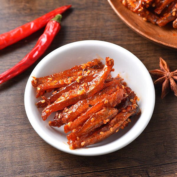 Spicy Silver Fish 500g Dried Small Fish Instant Chinese Specialty Seafood Snacks