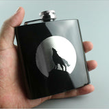 Hip Flask Stainless Steel Liquor Whisky Vodka Alcohol Drinkware Flagon Outdoor
