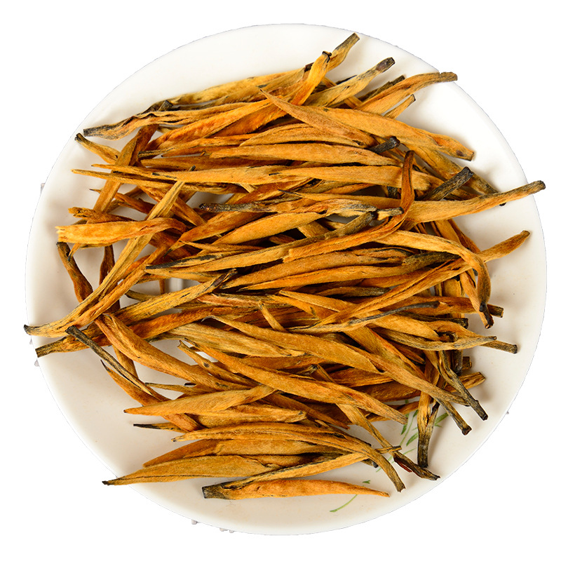 500G Yunnan Fengqing black tea gold needle black tea whole bud straight strip Main image