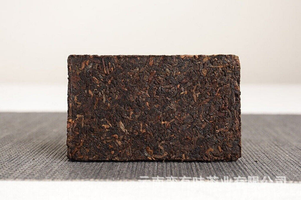 Yunnan LeXingXiang Banzhang Golden Bud Brick Aged Palace Ripe Pu'er Tea 50g