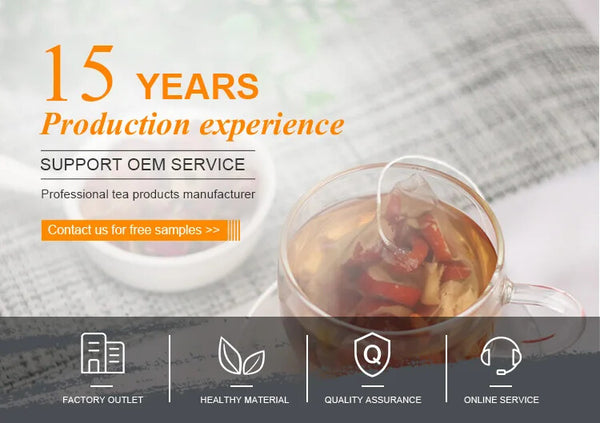 Herbal Health Tea Nourishing Liver and Kidney Ginseng Polygonatum Mulberry Tea