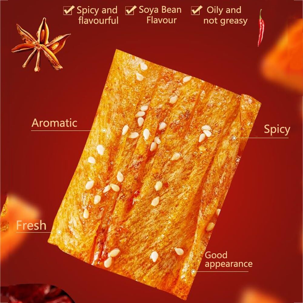 Pikante und herzhafte Latiao Spicy Hand Shredded Bean Peel Chili Snacks Main image