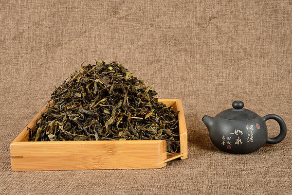 500g Yunnan Pu'er Tea Old Banzhang Gold Leaf Pu'er Old Yellow Tablet Raw Tea
