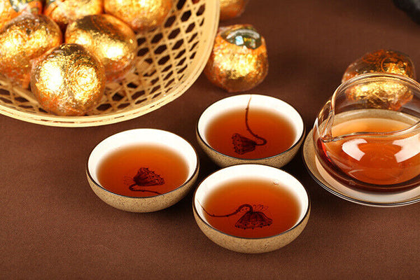 500g Chen Pi Pu'er Ripe Tea Yunnan Tea Healthy Drink 500g大红柑 315橘普