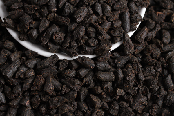 500g/Tin Yunnan Pu'er Tea Menghai Ripe Tea Jujube Tea Fossil Crushed Silver