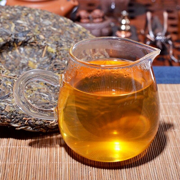 Bingdao Ancient Tree Sheng Puerh Tea Cake Qizi,2010 Raw Puerh Tea  357g