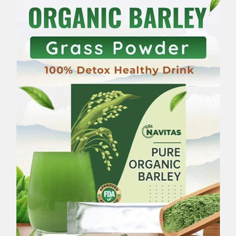 Wheatgrass Powder, Barley Green Juice Powder Pure Organic Barley Grass Powder Main image