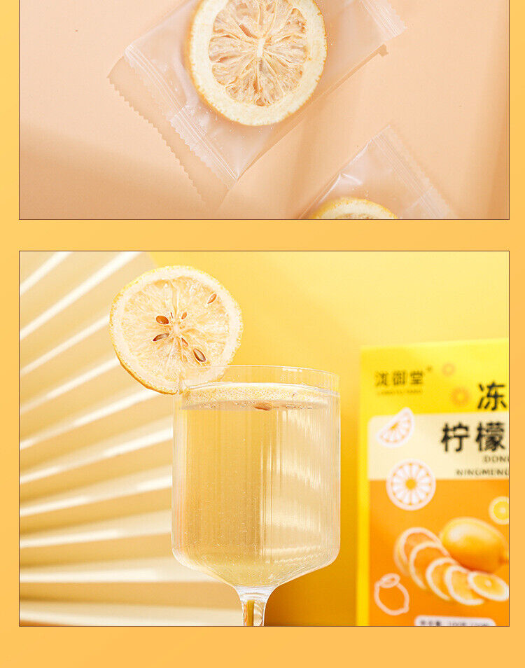 Freeze Dried Honey Lemon Slices Cold Brew Fruit Tea 20 Sachets