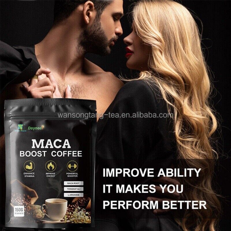 Max Man Power Maca Energy Coffee tongkat Herbal instant Maca coffee 10g*15bags