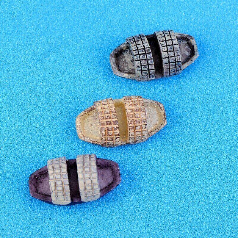 Mini 4pcs Garden Deco Creative Handicrafts Umbrella Boats Decoration Supplies