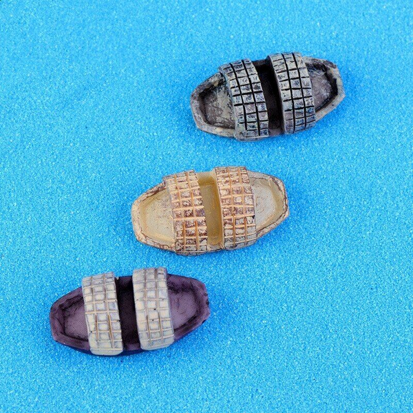 Mini 4pcs Garden Deco Creative Handicrafts Umbrella Boats Decoration Supplies