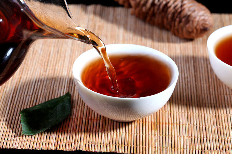 200g Yunnan Pu-erh Tea Brick Menghai Ripe Tea Ripe Pu Aged Old Tea Black Tea