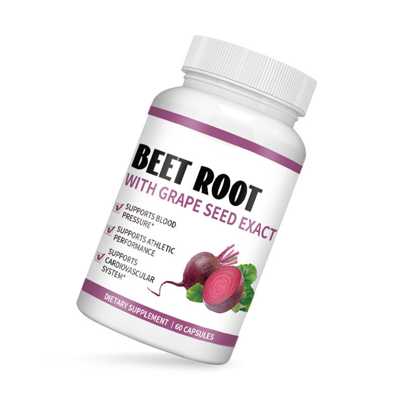 USDA Organic Extra Strength Beet Root 20:1 Extract 8000 mg Strength 120 Capsules